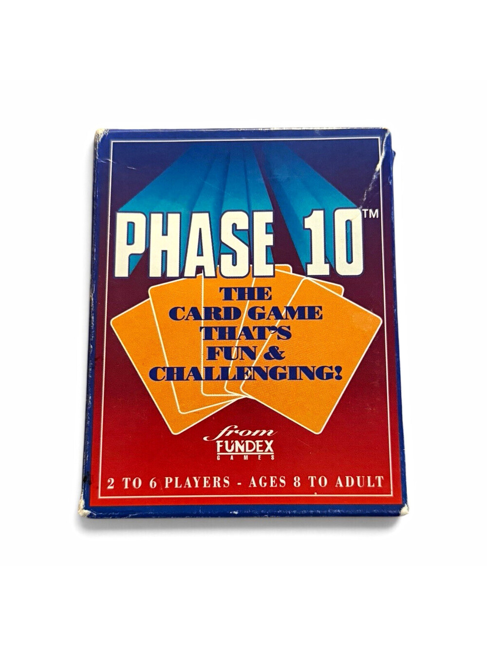 Fundex Phase 10 Strategy Card Game 2-6 Players Ages 8+ 1992 MPN 9220